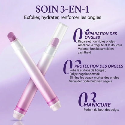 Stylo soin des cuticules 3 en 1
