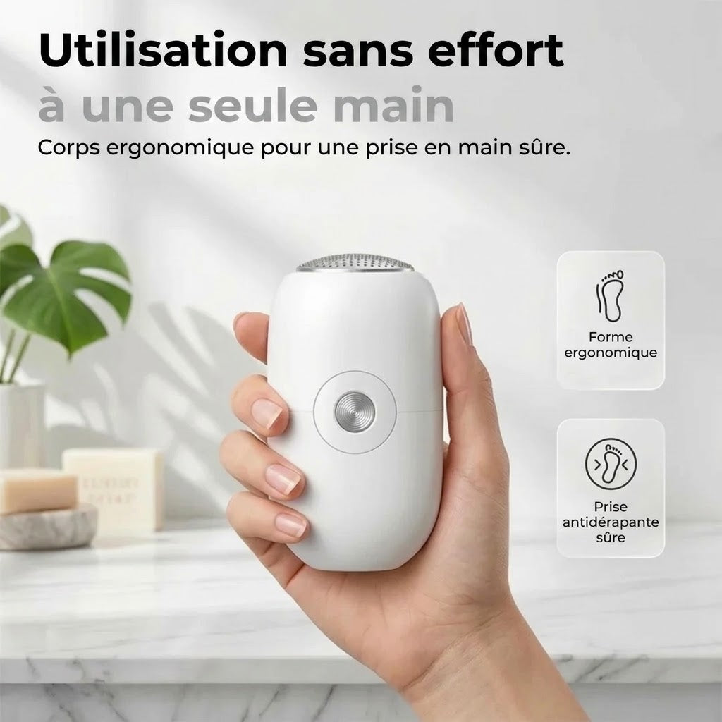 Râpe électrique pour les pieds et les callosités