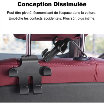 Crochets pour appuie-tête de voiture pour sacs lot de 2