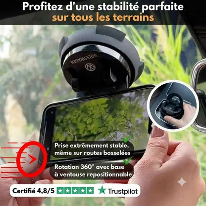 T80 Pro support de téléphone rotatif personnalisé pour voiture