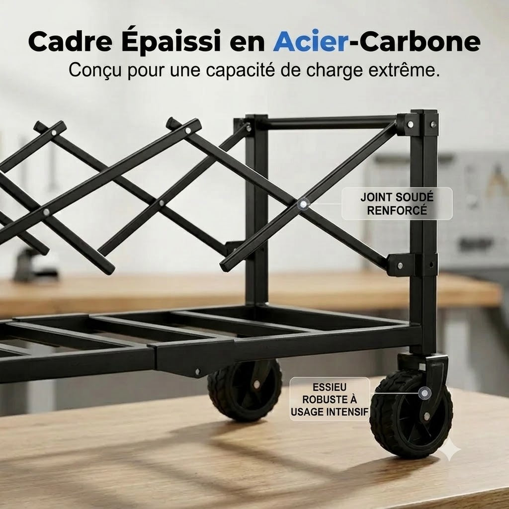 Chariot de transport pliable