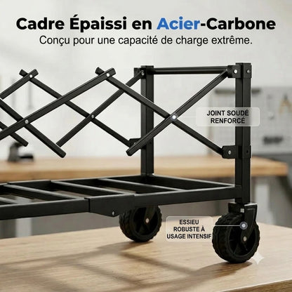 Chariot de transport pliable