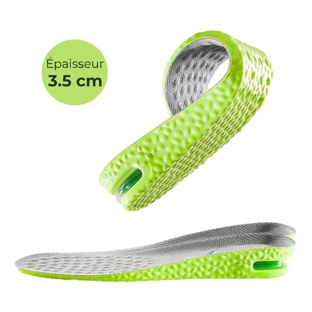 Semelles rehaussantes avec coussin d’air 1 paire