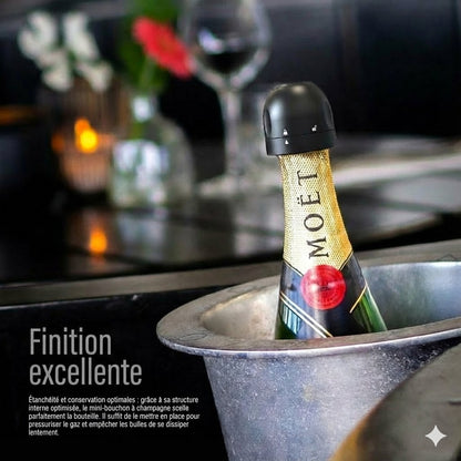 Joint en silicone pour bouteilles de vin/champagne