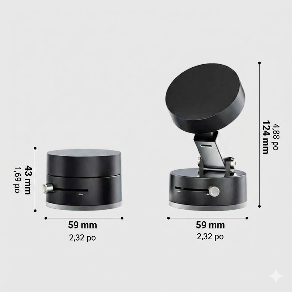 Support de téléphone portable magnétique pliable et portable
