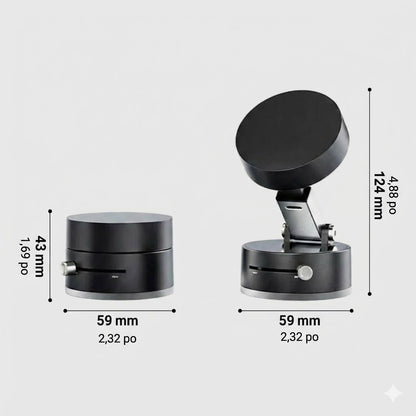 Support de téléphone portable magnétique pliable et portable