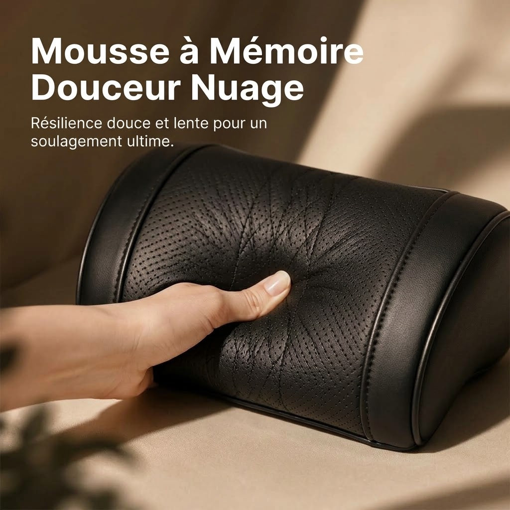 Coussin cervical universel en mousse à mémoire de forme pour voiture