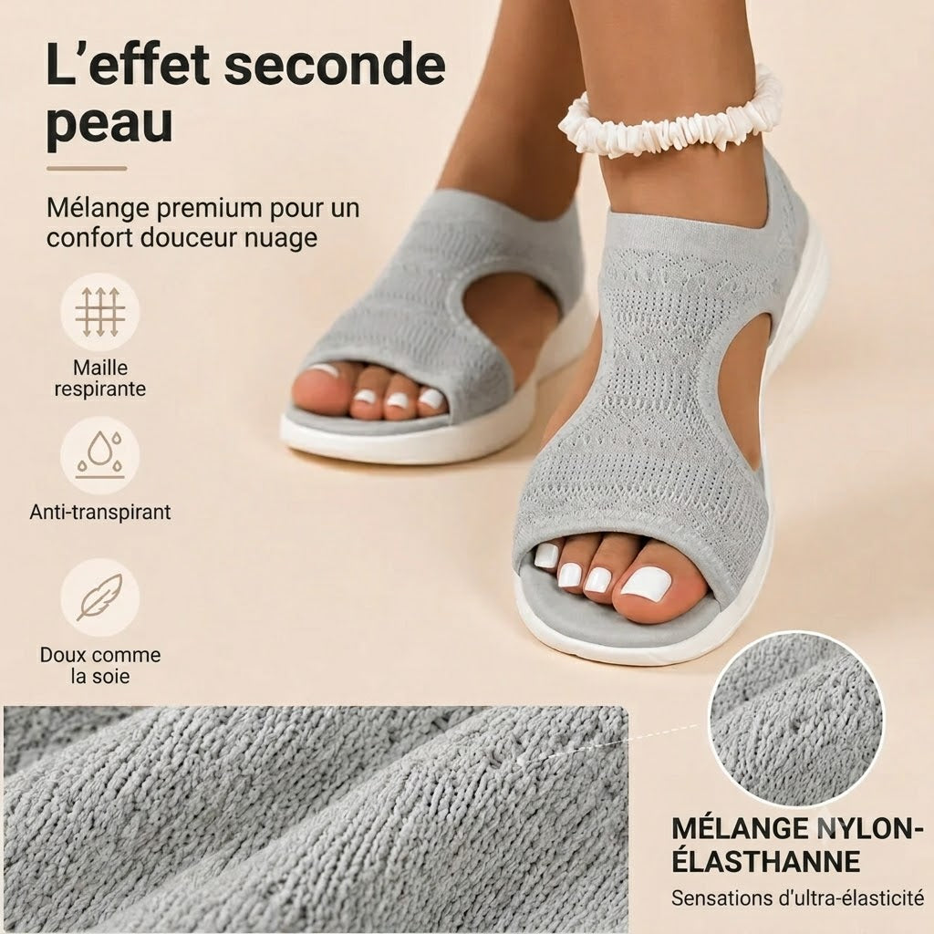 Sandales confortables pour femmes – Respirantes et légères