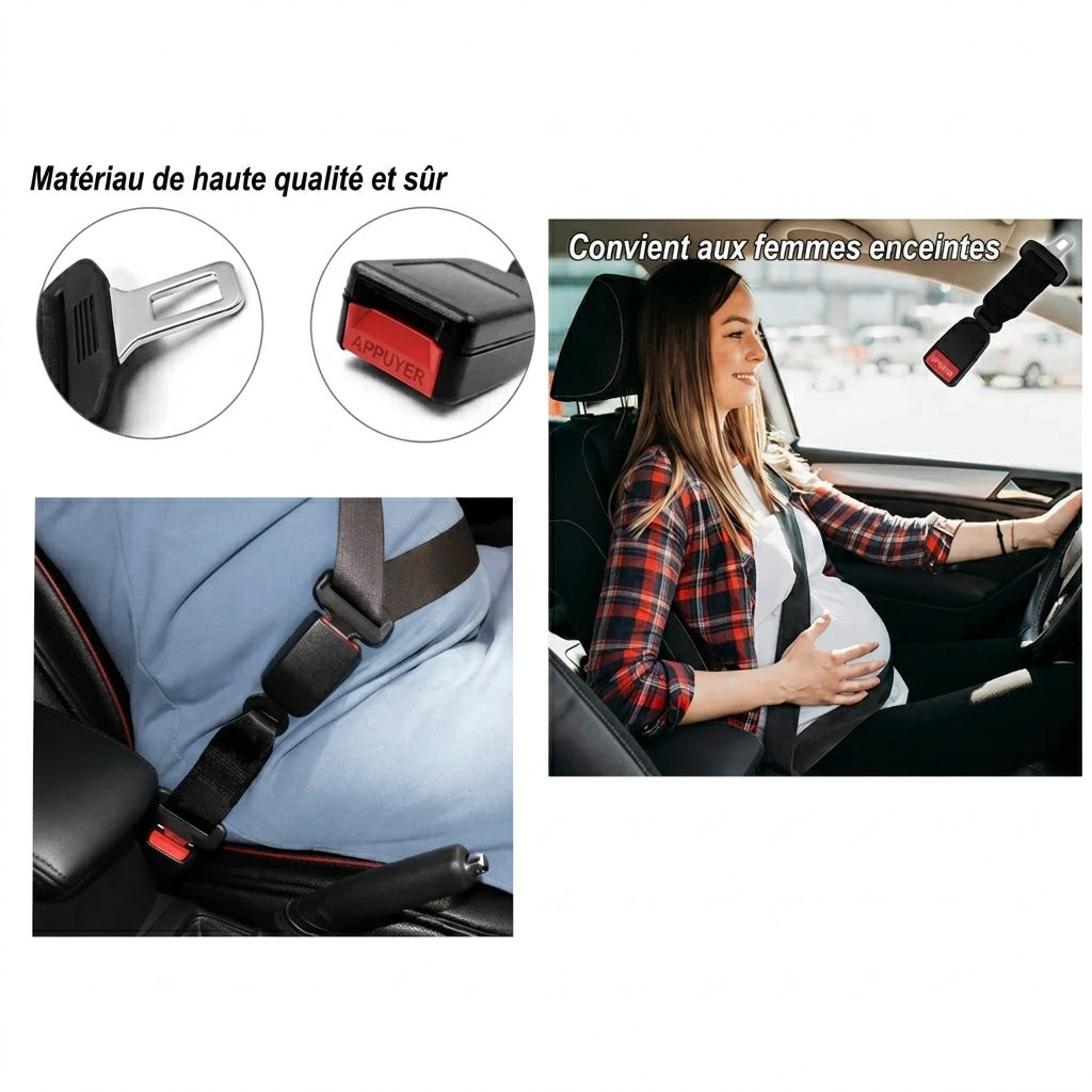 Rallonge universelle de ceinture de sécurité pour voiture