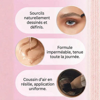 Outil de mise en forme des sourcils pour un coiffage rapide
