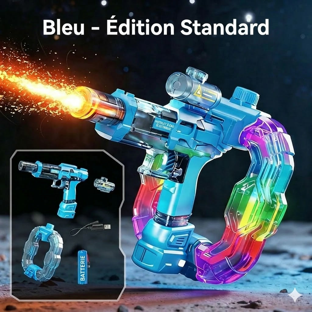 Pistolet à eau lumineux arc-en-ciel