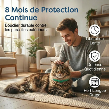Collier anti-puces et anti-tiques pour animaux de compagnie