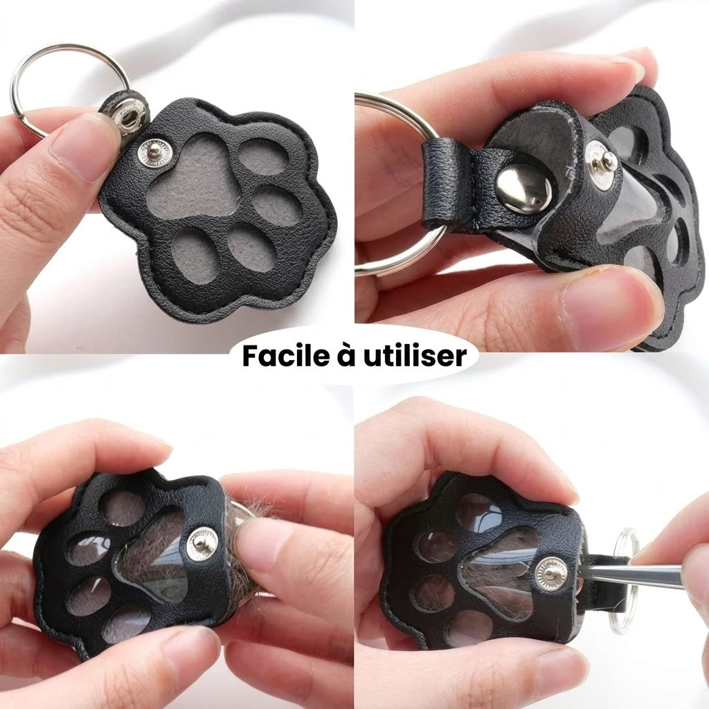 Porte-clés souvenir pour animal de compagnie