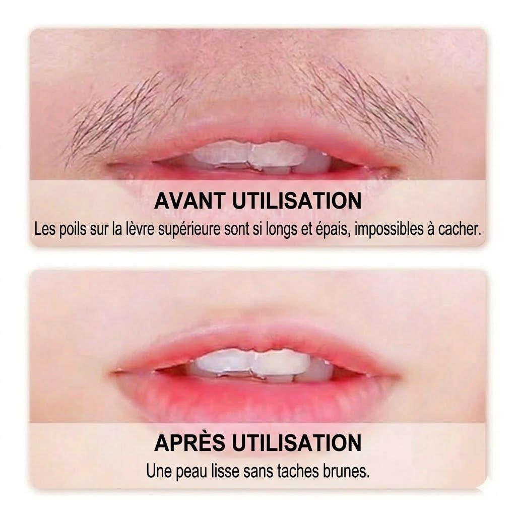 Crème Douce Et Indolore Pour L’élimination Des Poils Du Visage