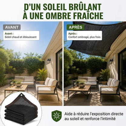 Filet brise-vue anti-soleil