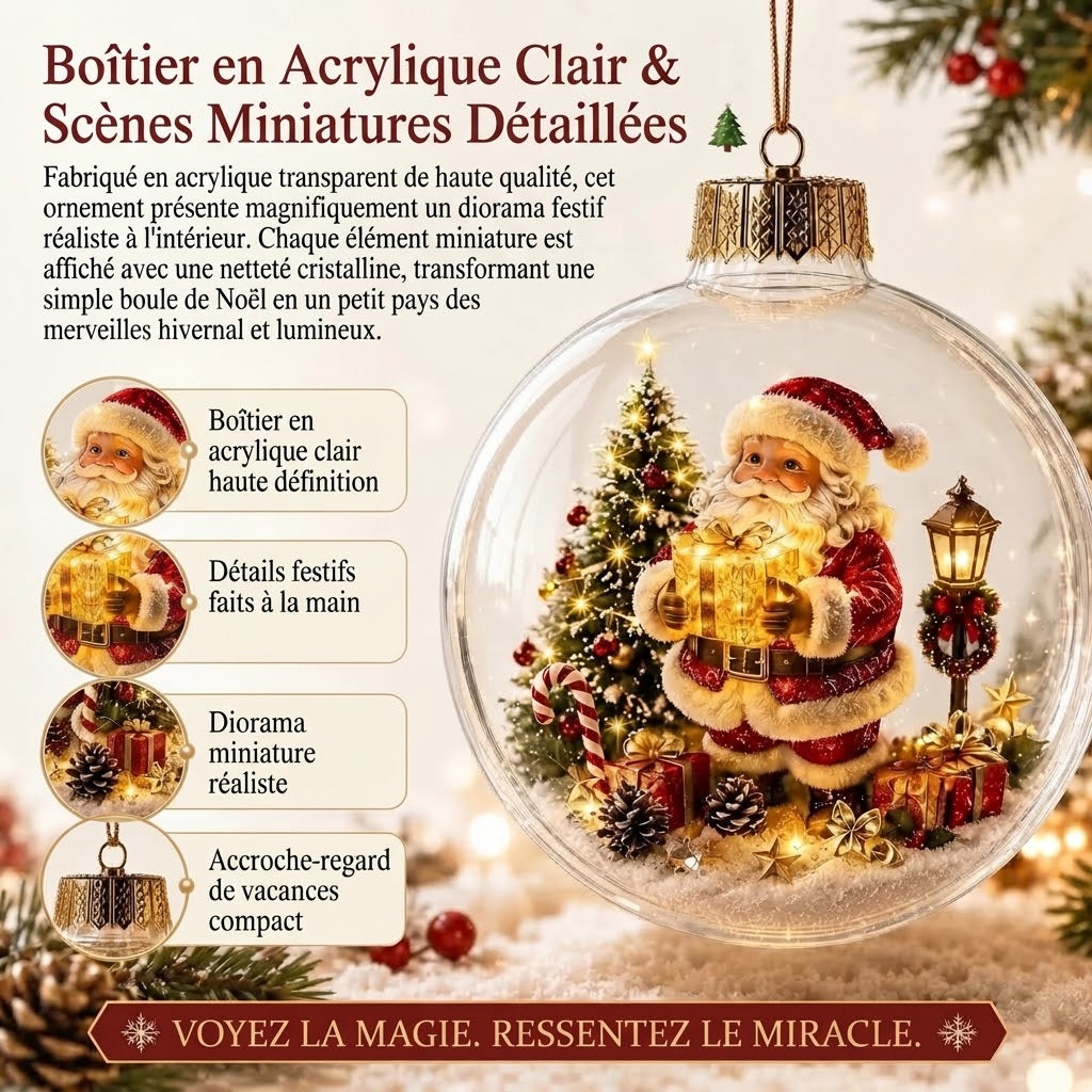 Décoration de Noël miniature lumineuse VinterMagi