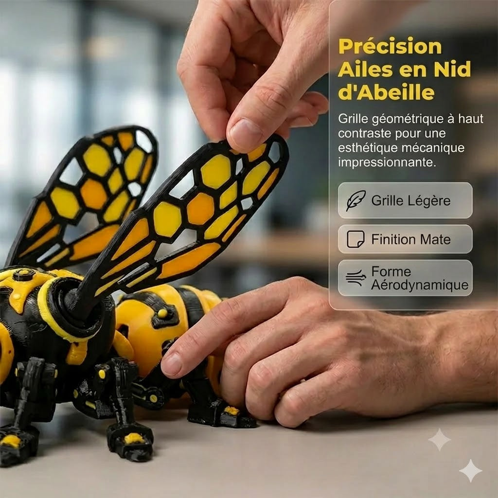 Ce n'est pas un insecte, c'est un monstre mécha ! Articulations amovibles, design futuriste