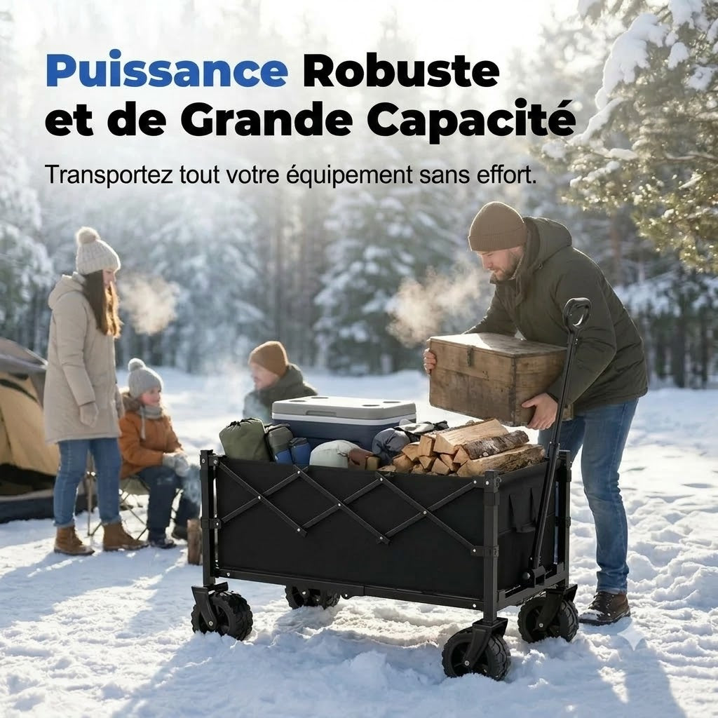 Chariot de transport pliable