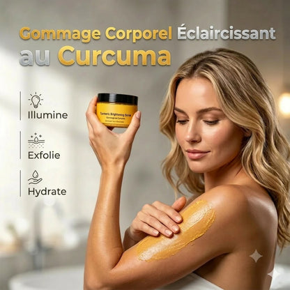 Gommage Corporel au Curcuma – Stimule la Peau avec une Exfoliation Douce et une Hydratation Intense