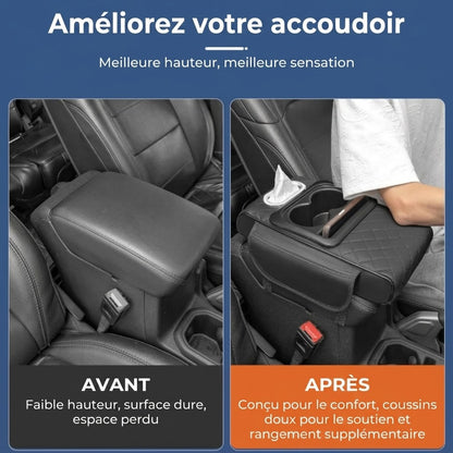 Organiseur 5 en 1 pour console centrale de voiture