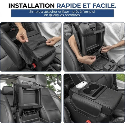 Organiseur 5 en 1 pour console centrale de voiture