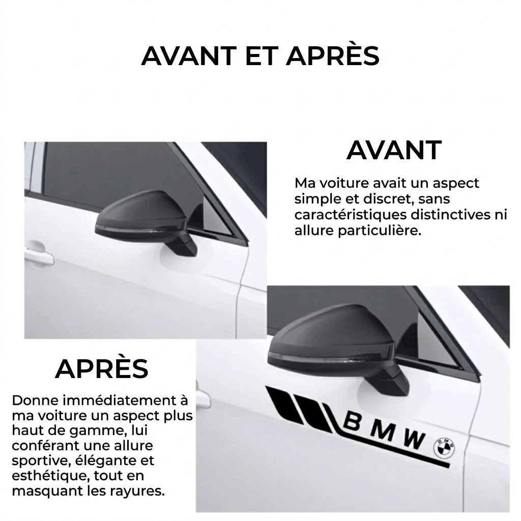 Stickers décoratifs pour voiture (4 pièces)