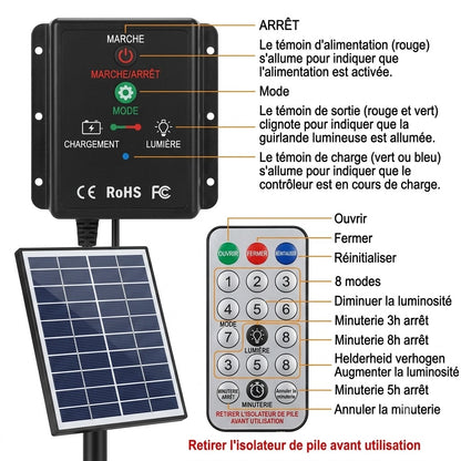 Lampes solaires d'artifice – Éclairage de jardin chaleureux