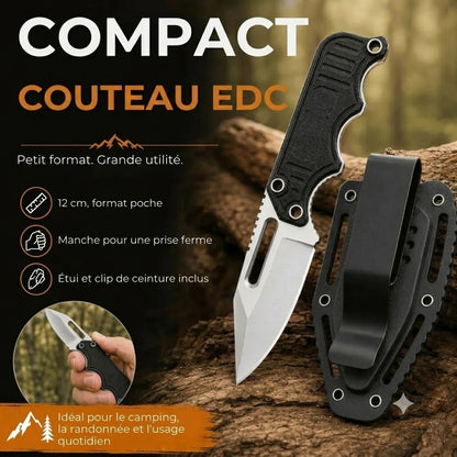 Couteau de Poche Multifonction Compact pour le Quotidien et les Situations d’Urgence