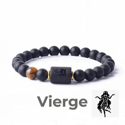 Bracelet en perles avec signe du zodiaque