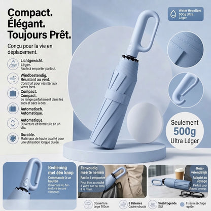 Parapluie tempête automatique avec protection UV