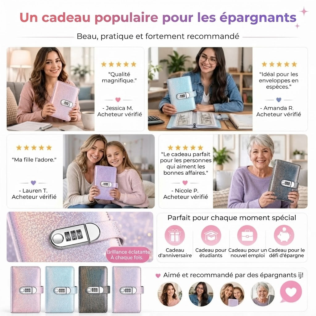 Classeur d’épargne avec serrure à code