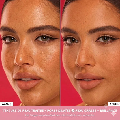 Brume de fixation de maquillage matifiante et imperméable avec SPF 45