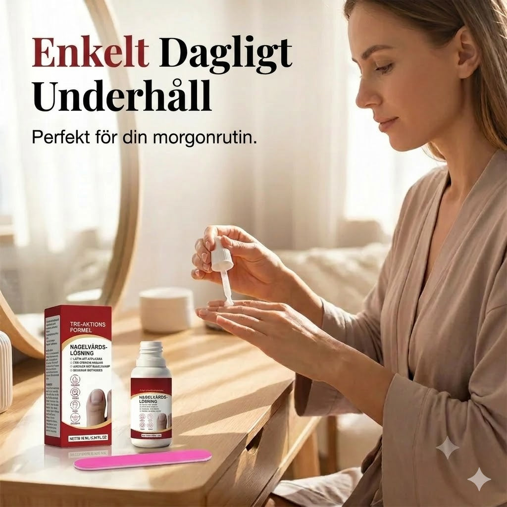 Kit de soin et réparation pour ongles triple action