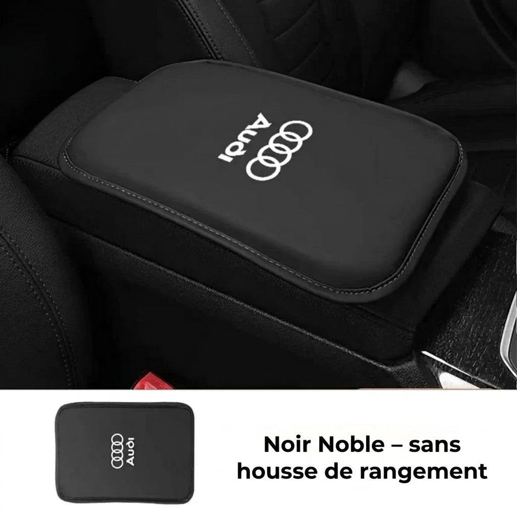 Housse d’accoudoir pour console centrale de voiture avec poches latérales