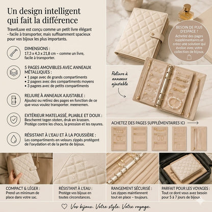 Boîte À Bijoux TravelLuxe – Compacte Et Toujours Organisée