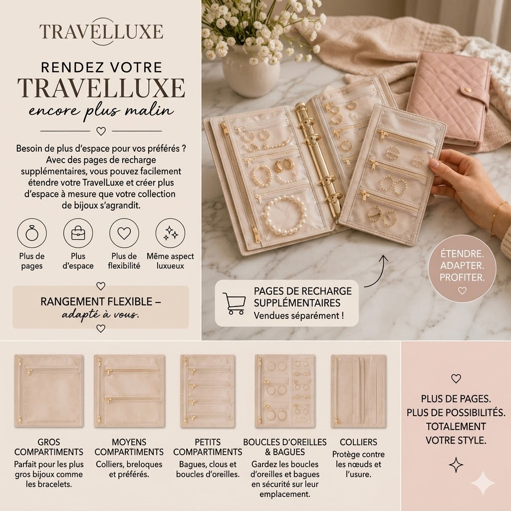 Boîte À Bijoux TravelLuxe – Compacte Et Toujours Organisée