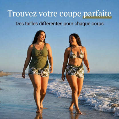 Ensemble Tankini Effet Ventre Plat