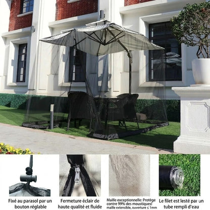 Écran de table pour parasol