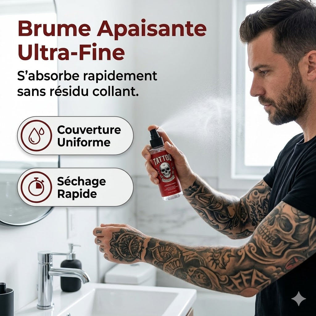 Spray hydratant de soin après-tatouage