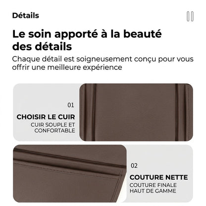 Housse d’accoudoir pour console centrale de voiture avec poches latérales