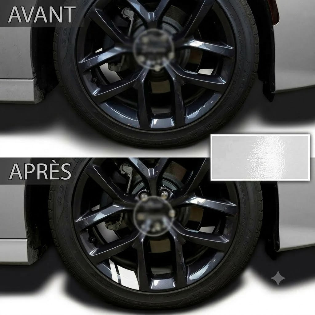 Liserets de jante réfléchissants pour roues de voiture