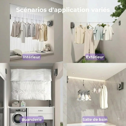 Corde à Linge Compacte
