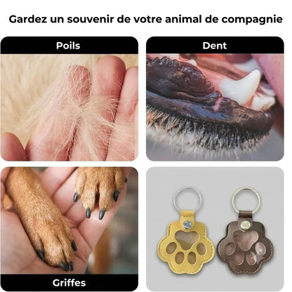 Porte-clés souvenir pour animal de compagnie