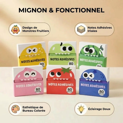 Notes adhésives pop-up Fruitmonster 80 feuilles