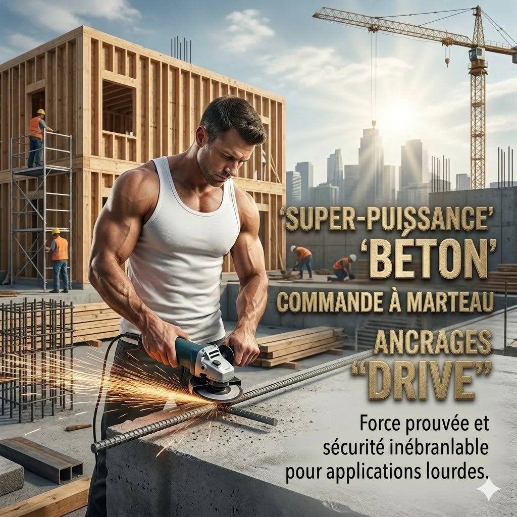 Cheville pour perforateur pour béton et brique