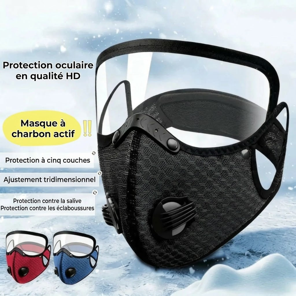 Masque Facial avec Filtre à Charbon