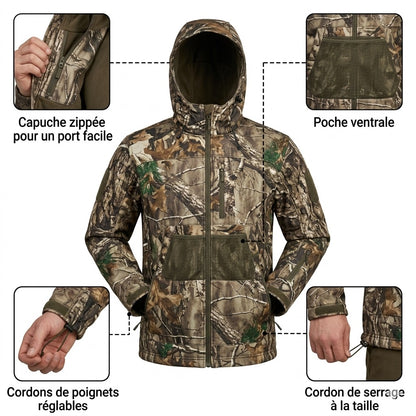 Combinaison anti-moustiques ultra-légère avec capuche
