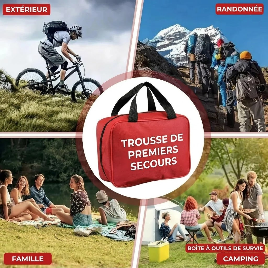 Kit d’urgence de premiers secours – 173 pièces
