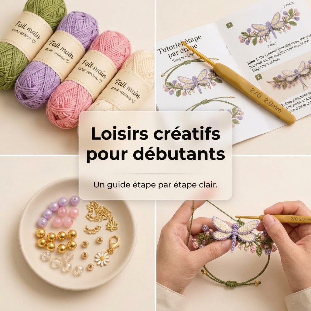 Kit de crochet DIY pour bracelets