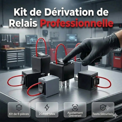 Kit de test pour relais automobiles avec câbles de démarrage